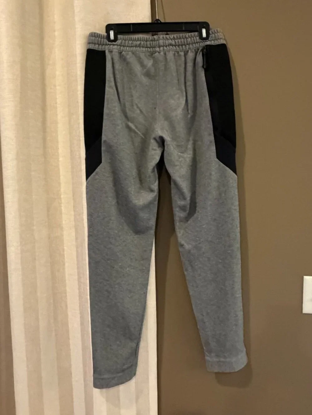 Women's Nike Showtime Therma Flex Basketball Pants Black Gray, Size Large